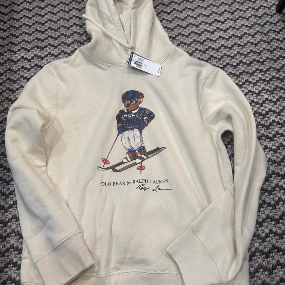 Ralph Lauren Polo Bear Fleece Hoodie Medium - BNWT